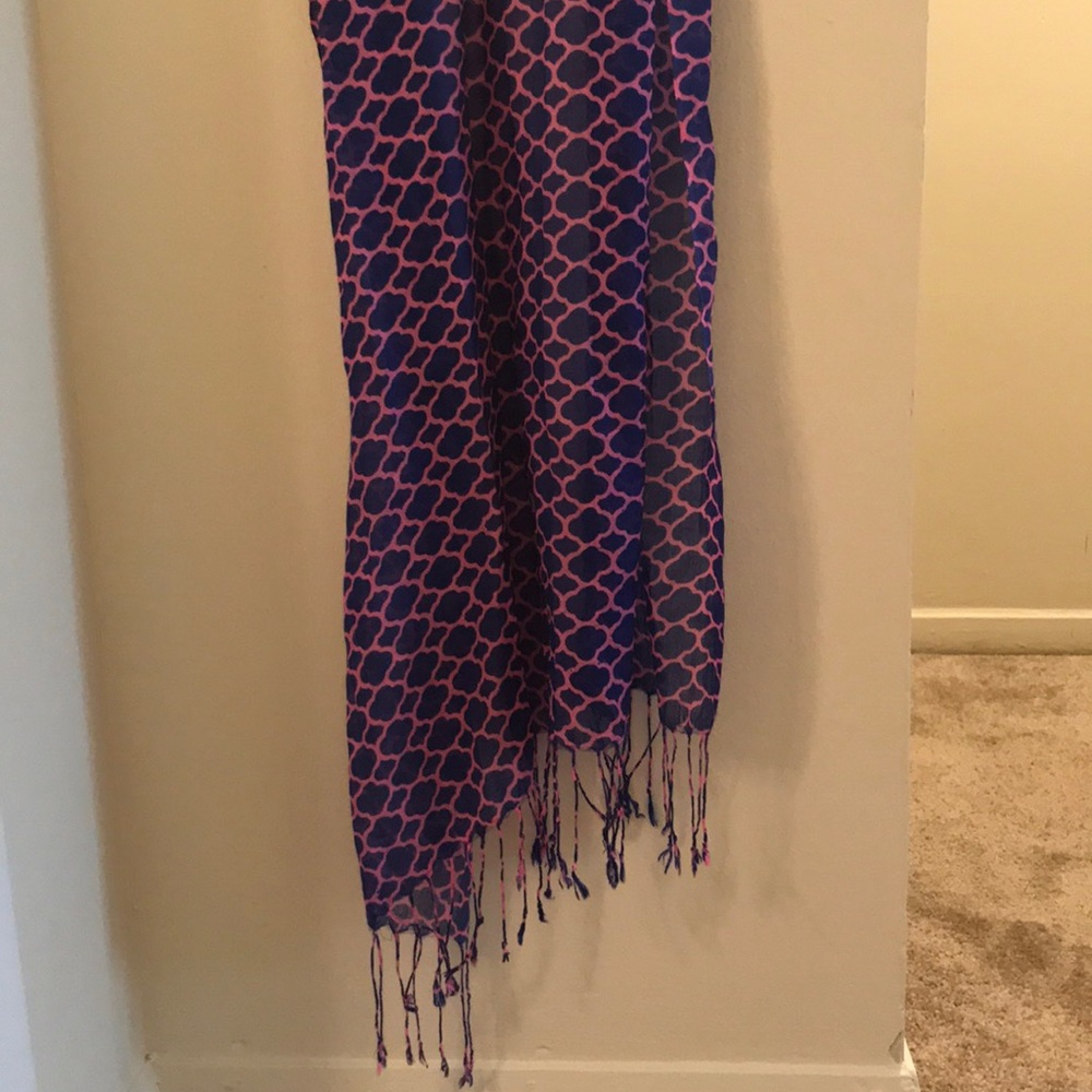 Pink and Blue scarf